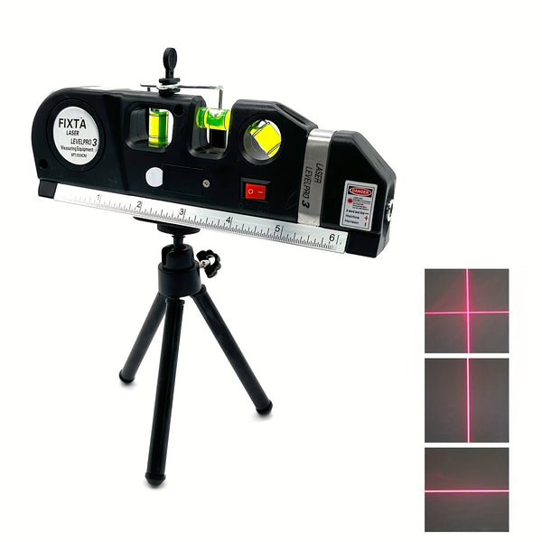 Adjustable Laser Level with Tripod  Ruler